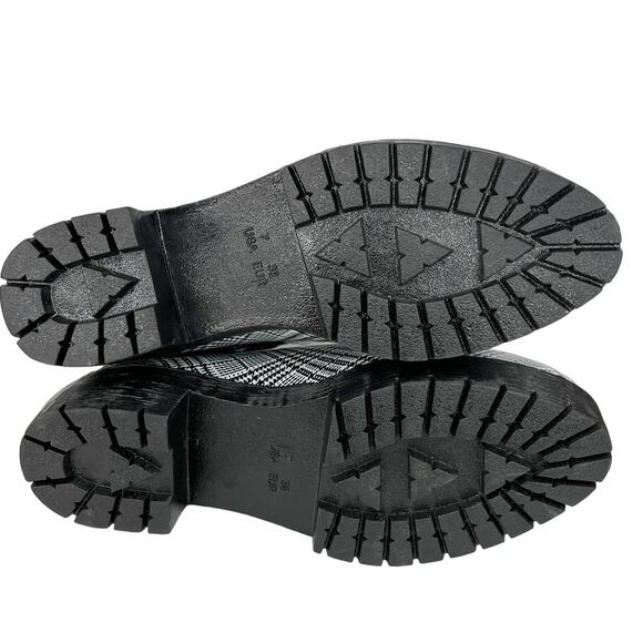 Jeffrey Campbell Cloudy Chelsea Plaid Rain Boots EU 38 US 7 - Picture 8 of 9